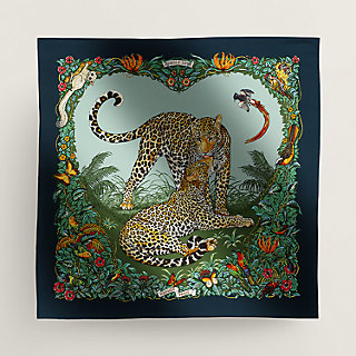 Jungle Love forever scarf 90 | Hermès USA